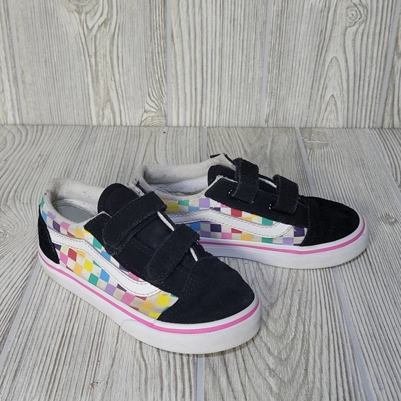Vans Other - Vans Kids Checkerboard Old Skool Shoes, Multi-Color, Size Toddler 10